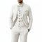 Linen Three-Piece Suit Set for Men