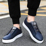 Low Top Slip-On Vegan Leather Shoes for Men - View 9