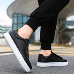 Low Top Slip-On Vegan Leather Shoes for Men - View 10