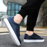 Low Top Slip-On Vegan Leather Shoes for Men - View 4