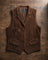 Notch Lapel Wide Wale Corduroy Vest for Men