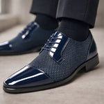 Patent Cap Toe Lace-Up Oxford for Men - View 3