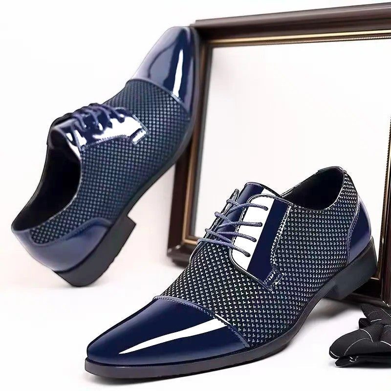 Patent Cap Toe Lace-Up Oxford for Men - View 6