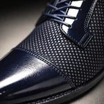Patent Cap Toe Lace-Up Oxford for Men - View 8