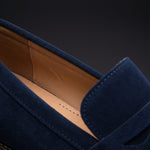 Penny Strap Nubuck Leather Loafers for Men - View 4
