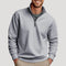 Quarter-Zip Sweatshirt for Men - Gray