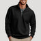 Quarter-Zip Sweatshirt for Men - Black