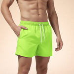 Quick-Dry Swim Shorts for Men - Green