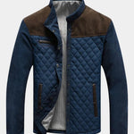 Quilted Colorblock Jacket for Men