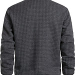 Quilted Zip-Up Jacket with Stand Collar for Men - View 10