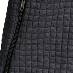 Quilted Zip-Up Jacket with Stand Collar for Men - View 11