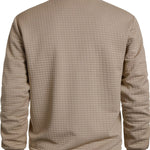 Quilted Zip-Up Jacket with Stand Collar for Men - View 14