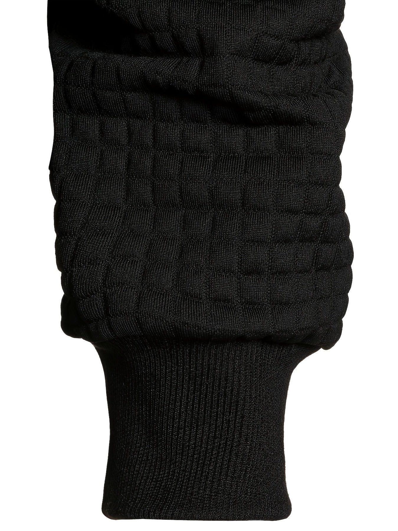 Quilted Zip-Up Jacket with Stand Collar for Men - View 20