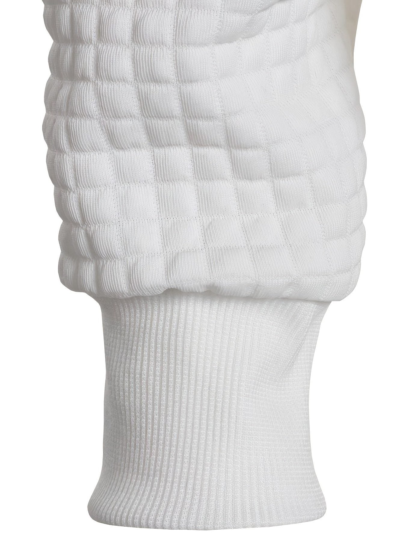 Quilted Zip-Up Jacket with Stand Collar for Men - View 9