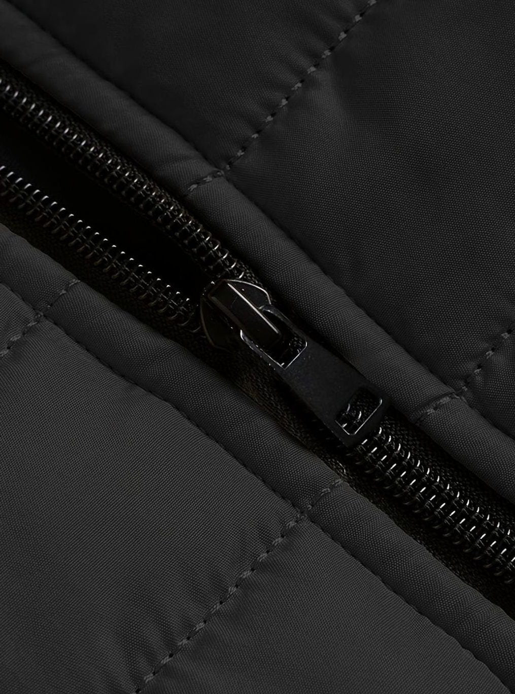 Quilted Zip-Up Puffer Jacket for Men - View 15