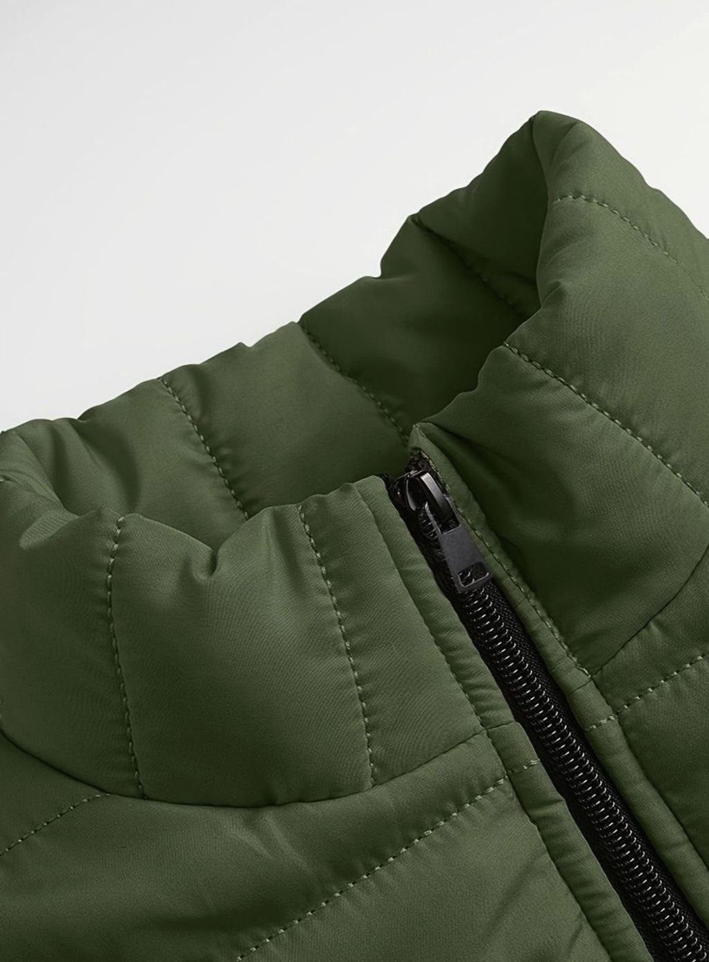 Quilted Zip-Up Puffer Jacket for Men - View 24