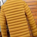 Quilted Zip-Up Puffer Jacket for Men - View 3