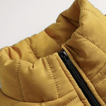 Quilted Zip-Up Puffer Jacket for Men - View 4
