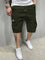 Relaxed Cargo Shorts for Men - Army Green