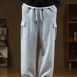 Relaxed Fit Cargo Sweatpants for Men - View 2