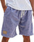 Relaxed Fit Cotton Shorts for Men - Purple