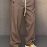 Relaxed Fit Jogger Pants for Men - Light Brown