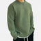 Ribbed Knit Crew Neck Pullover for Men