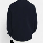 Ribbed Knit Crew Neck Pullover for Men - View 9