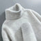 Brushed Knit Turtleneck Sweater for Men