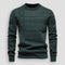 Ribbed Panel Crew Neck Sweater for Men - Green