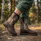 Round Toe Mid Calf Cowboy Boots for Men - Printed