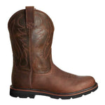 Round Toe Mid Calf Cowboy Boots for Men - View 10