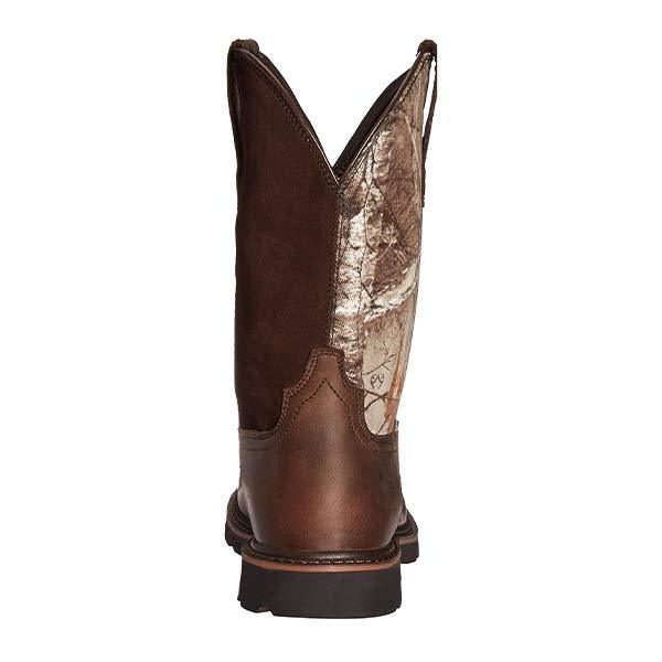 Round Toe Mid Calf Cowboy Boots for Men - View 7