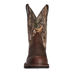 Round Toe Mid Calf Cowboy Boots for Men - View 8