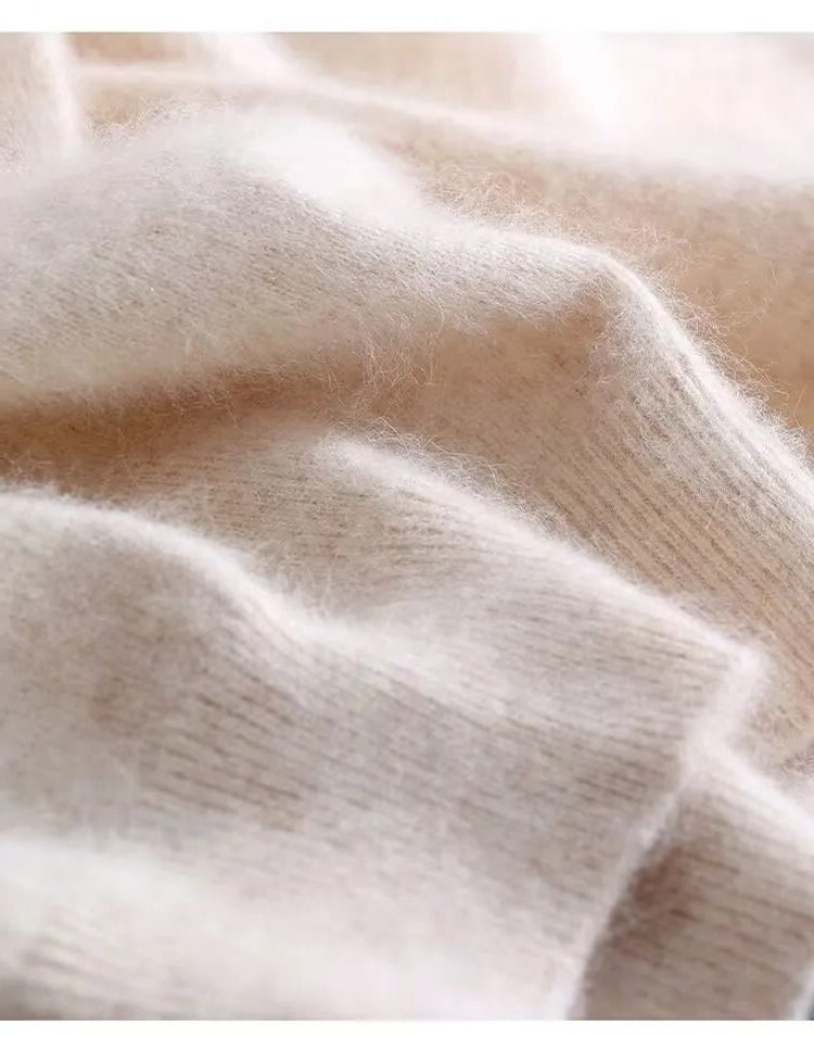 Short Sleeve Crew Neck Knit Cashmere Sweater for Men - View 2