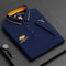 Short Sleeve Polo Shirt for Men - Blue