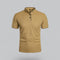 Short Sleeve Stand Collar Polo Shirt for Men