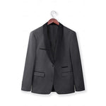 Single-Button Shawl Collar Two-Piece Suit for Men - View 15