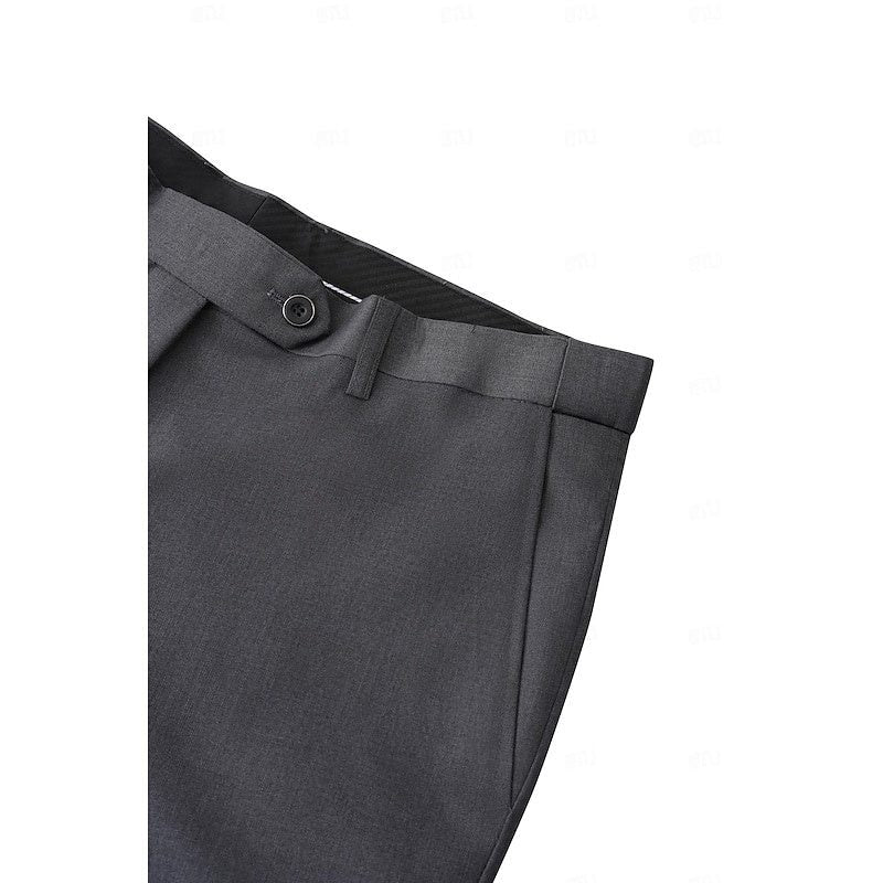 Single-Button Shawl Collar Two-Piece Suit for Men - View 18