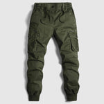 Slim Fit Cargo Trousers for Men - Green