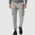 Slim Fit Cargo Trousers for Men - View 3
