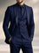 Slim Fit Double-Breasted Three-Piece Suit Set for Men