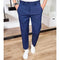 Slim Fit Straight Leg Trousers for Men