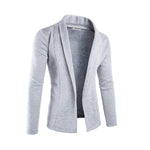 Slim Fit Stretch Blazer for Men - Gray