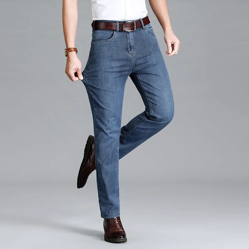 Slim Fit Stretch Denim Jeans for Men - View 2