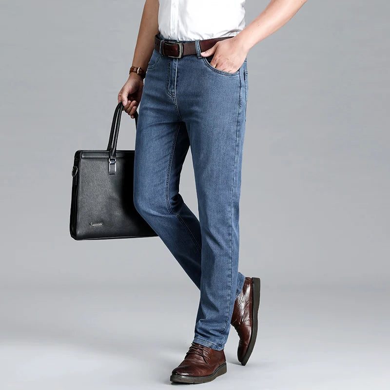 Slim Fit Stretch Denim Jeans for Men - View 3