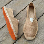 Slip-On Espadrilles for Men - Brown
