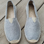 Slip-On Espadrilles for Men - Grey