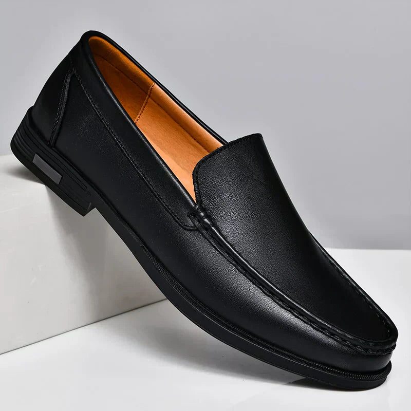 Slip-On Leather Venetian Loafer for Men