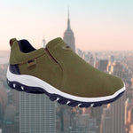 Slip-On Sneakers with Cushioned Sole for Men - Green